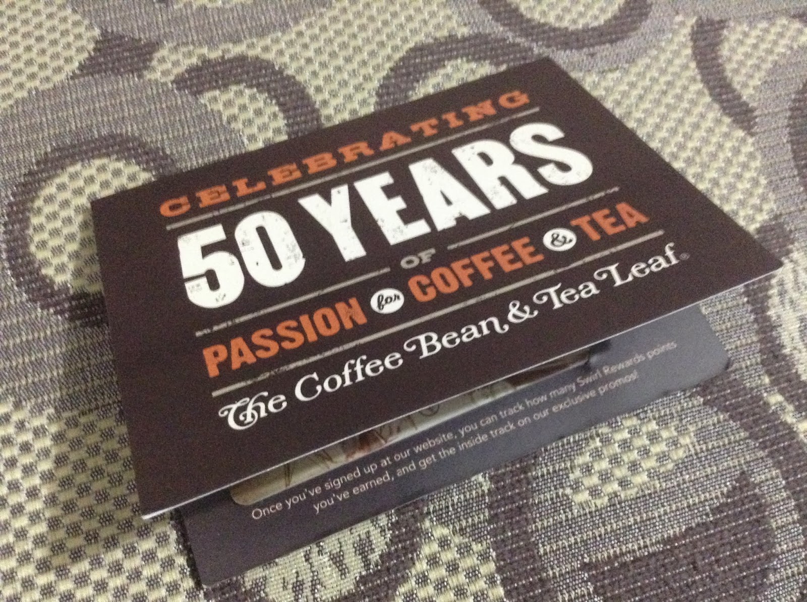My Swirl Rewards Card from The Coffee Bean SavingsPinay